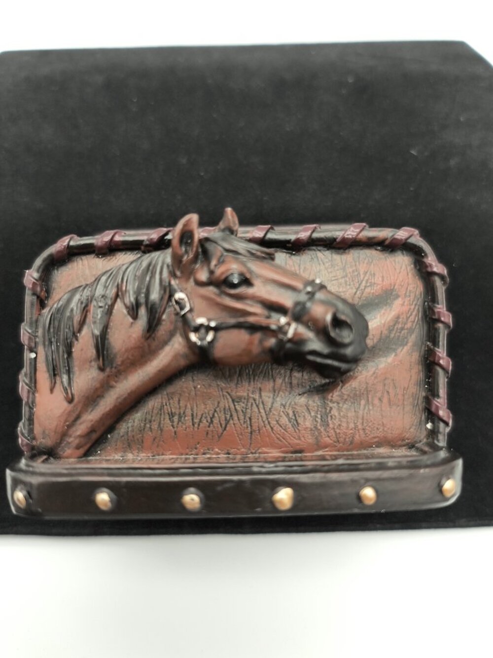 Western Themed Resin 3D Horse Pencil & Letter Holder Set